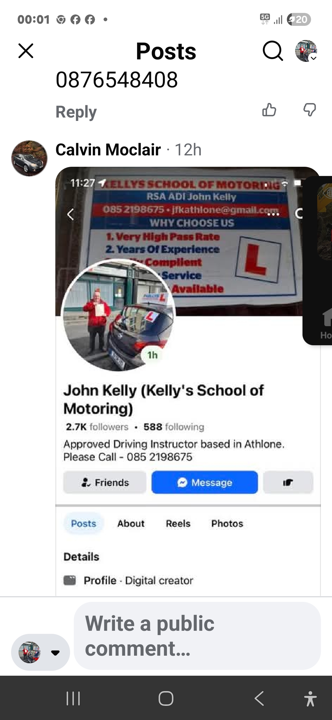 Kellys School of Motoring